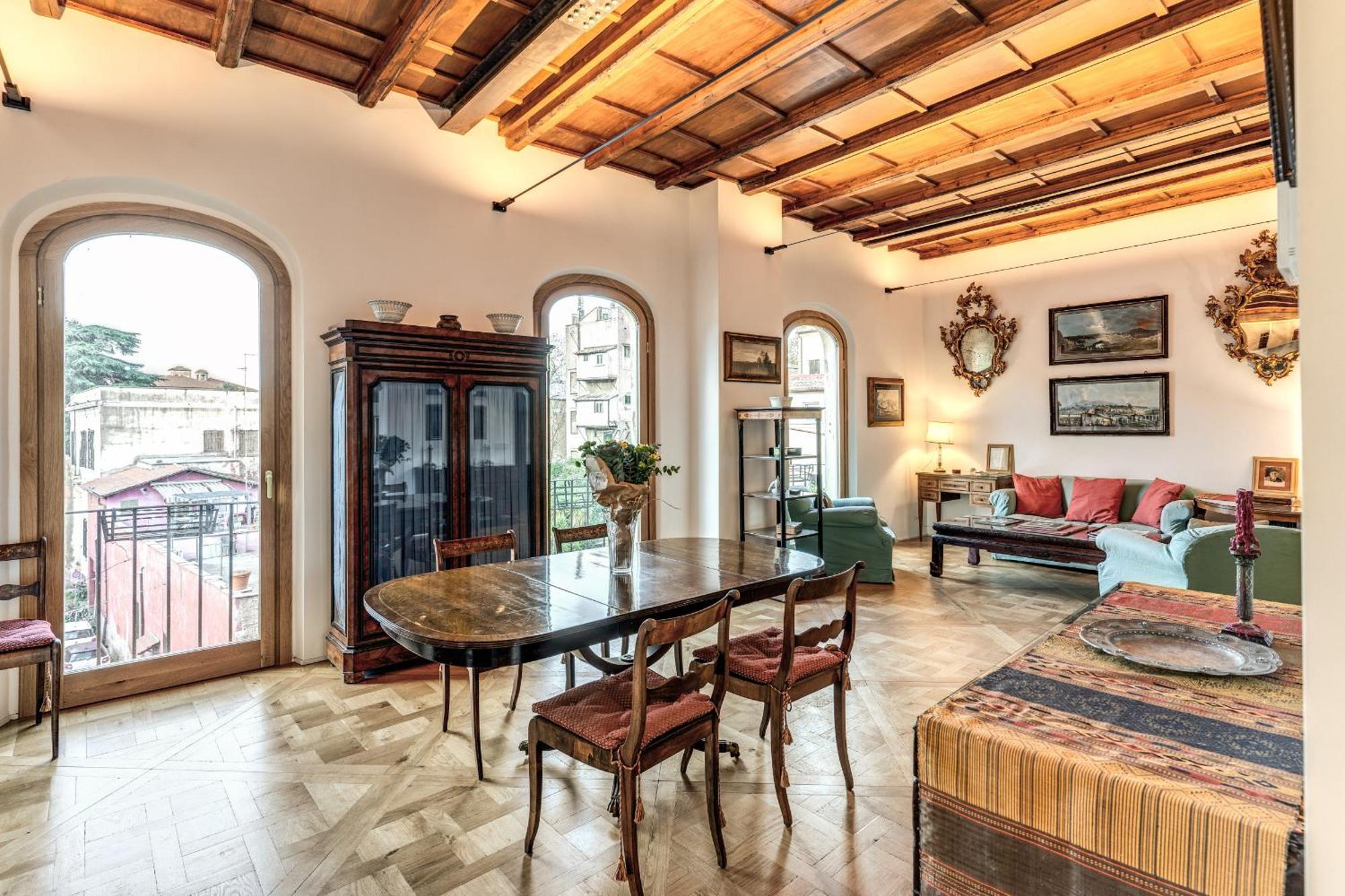 Appartement Trastevere Outstanding 4 Bedroom Terraced Rome
